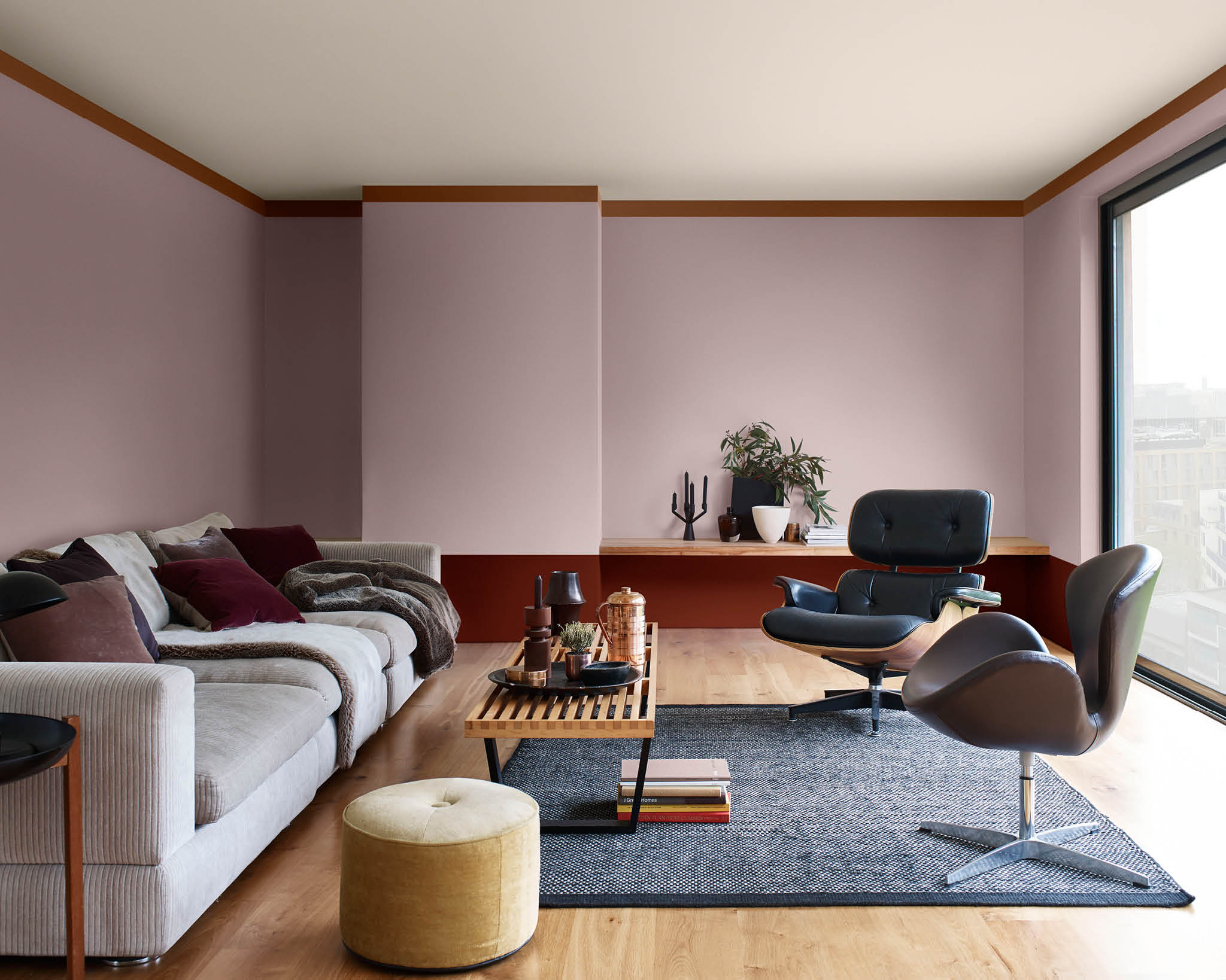 dulux warm colours living room